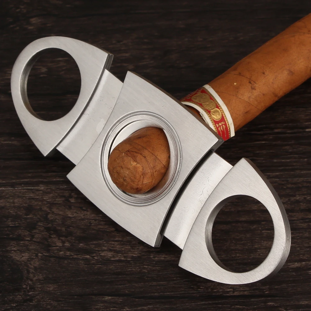 Prabangių Cigarų Žiebtuvėlio 3 Jet Degiklio Liepsna Degiklio Nerūdijančio Plieno Cigarų Pjovimo Sharp Su Cigarų Puncher Rinkinys Dovanų Dėžutėje Nuotrauka 4